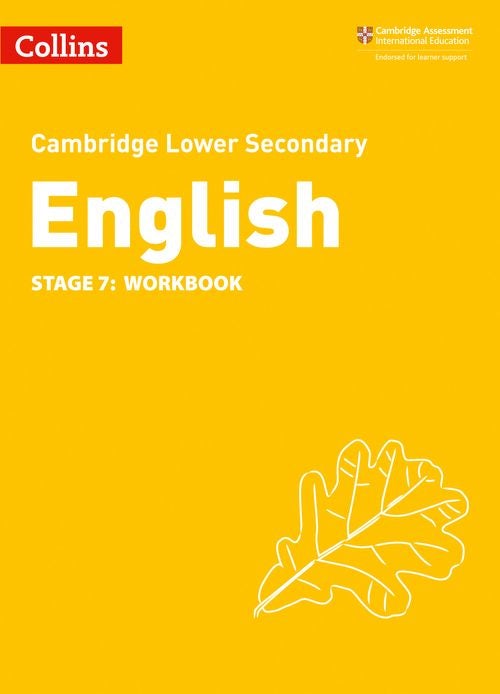 Schoolstoreng Ltd | Collins Cambridge Lower Secondary English — LOWER SECONDARY ENGLISH WORKBOOK: STAGE 7 [Second edition]
